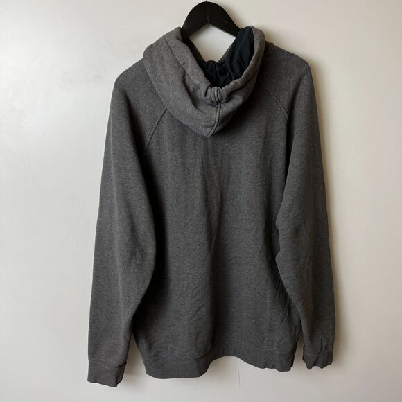 Nike Hoodie Vintage Y2K Gray XL Embroidered Pullover Unisex - Picture 3 of 10